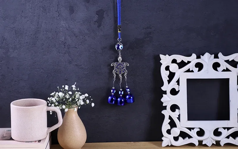 Tortoise Evil Eye Hanging | Protection
